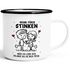 Emaille-Tasse Liebe Geschenk Lustig Deine Fürze stinken Strichmännchen Paar Jahrestag SpecialMe®preview