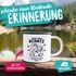 Emaille-Tasse Liebe Geschenk Lustig Keine Sorge Schatz Strichmännchen Paar mit Namen Jahrestag Valentinstag SpecialMe®preview