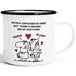 Emaille-Tasse  Liebe lustig Ich will einfach nur deinen Po anfassen personalisiert mit Namen persönliche Geschenke Valentinstag Moonworks®preview
