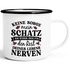 Emaille-Tasse Liebe lustig Spruch Keine Sorge Schatz witzige Geschenke Hochzeitstag Valentinstag Moonworks®preview