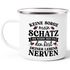 Emaille-Tasse Liebe lustig Spruch Keine Sorge Schatz witzige Geschenke Hochzeitstag Valentinstag Moonworks®preview