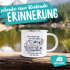 Emaille-Tasse Liebe Pass auf dich auf Spruch Herz Geschenk JAhrestag Valentinstag Emaillebecher SpecialMe®preview