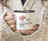 Emaille-Tasse Liebe Spruch Love is in the Air Geschenk Valentinstag Partner Mann Frau Freund Freundin Moonworks®preview
