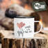 Emaille-Tasse Liebe Spruch Love is in the Air Geschenk Valentinstag Partner Mann Frau Freund Freundin Moonworks®preview