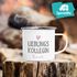 Emaille-Tasse Lieblings-{style_variation} mit Namen Becher Emaille personalisierte Geschenke Wunschname SpecialMe®preview