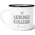 Emaille-Tasse Lieblings-{style_variation} mit Namen Becher Emaille personalisierte Geschenke Wunschname SpecialMe®preview