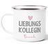 Emaille-Tasse Lieblings-{style_variation} mit Namen Becher Emaille personalisierte Geschenke Wunschname SpecialMe®preview