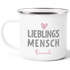 Emaille-Tasse Lieblings-{style_variation_string} mit Namen Becher Emaille personalisierte Geschenke Wunschname SpecialMe®preview