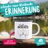 Emaille-Tasse Lieblingsschatz personalisiert mit Namen Geschenk Liebe Bedruckt Hände Herz Motiv SpecialMe®preview