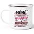 Emaille-Tasse Mama ich habe versucht für dich das beste Geschenk zu finden Spruch lustig Danke Emaillebecher SpecialMe®preview