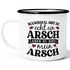 Emaille-Tasse Manchmal bist du echt ein Arsch Herz Geschenk Liebe Valentinstag lustige Liebeserklärung Moonworks®preview