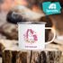 Emaille-Tasse mit Namen Einhorn Emaille-Becher personalisierte Geschenke Frauen Mädchen Namensbecher SpecialMe®preview