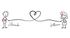 Emaille-Tasse mit Namen Liebes-Paar Strichmännchen Motiv personalisierbar Liebesgeschenke Valentinstag Weihnachten (1 Tasse) SpecialMe®preview