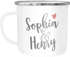 Emaille-Tasse mit Namen und Herz Becher Emaille personalisierte Geschenke Hochzeitsgeschenk Geschenk Liebe SpecialMe®preview