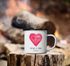 Emaille-Tasse mit zwei Namen Datum Herz personalisierte Geschenke Hochzeitsgeschenk Geschenk Liebe SpecialMe®preview