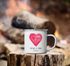 Emaille-Tasse mit zwei Namen Datum Herz personalisierte Geschenke Hochzeitsgeschenk Geschenk Liebe SpecialMe®preview