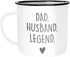 Emaille-Tasse Mom Wife Boss Dad Husband Legend Geschenk Mama Papa Moonworks®preview