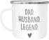 Emaille-Tasse Mom Wife Boss Dad Husband Legend Geschenk Mama Papa Moonworks®preview