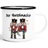 Emaille-Tasse Nußknacker Jingle Balls Aufdruck Lustige Geschenkidee Schwarzer Humor Weihnachtstasse Emaille-Becher Moonworks®preview