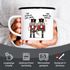 Emaille-Tasse Nußknacker Jingle Balls Aufdruck Lustige Geschenkidee Schwarzer Humor Weihnachtstasse Emaille-Becher Moonworks®preview