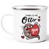 Emaille-Tasse Otter Spruch Liebe Geschenk Jahrestag Valentinstag Freundin Freund Liebesbeweis Moonworks®preview