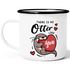 Emaille-Tasse Otter Spruch Liebe Geschenk Jahrestag Valentinstag Freundin Freund Liebesbeweis Moonworks®preview