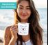 Emaille-Tasse personalisiert mit Namen und Datum Hände Herz Spruch Liebe Geschenk Jahrestag Valentinstag SpecialMe®preview