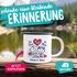 Emaille-Tasse  personalisiert verliebte Strichmännchem Spruch Ich Deins Du Meins Wunschnamen Geschenk Liebe SpecialMe®preview