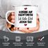 Emaille-Tasse Scheiss auf Valentinstag Ich liebe dich jeden Tag Anti Spruch Lustig Liebeserklärung Moonworks®preview