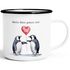 Emaille-Tasse Spruch Geschenk Liebe Mein Herz gehört Dir Luftballon Geschenkidee Mann Frau Valentinstag SpecialMe®preview