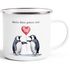 Emaille-Tasse Spruch Geschenk Liebe Mein Herz gehört Dir Luftballon Geschenkidee Mann Frau Valentinstag SpecialMe®preview