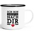 Emaille-Tasse Spruch Liebe Liebeserklärung Ich bin süchtig nach dir Herz Geschenk Verliebte Jahrestag Moonworks®preview