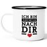 Emaille-Tasse Spruch Liebe Liebeserklärung Ich bin süchtig nach dir Herz Geschenk Verliebte Jahrestag Moonworks®preview