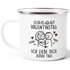 Emaille-Tasse Spruch Liebe Lustig Scheiß Valentinstag Geschenkidee personalisiert Wunschnamen Strichmännchen Mann Frau SpecialMe®preview