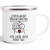 Emaille-Tasse Spruch Lustig Scheiß auf Valentinstag Ich Liebe dich Geschenk Pärchen Strichmännchen SpecialMe®preview