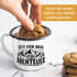 Emaille-Tasse Spruch Zeit für neue Abenteuer Outdoor Wandern Camping Gadget Becher Geschenk Naturliebhaber Moonworks®preview