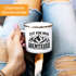 Emaille-Tasse Spruch Zeit für neue Abenteuer Outdoor Wandern Camping Gadget Becher Geschenk Naturliebhaber Moonworks®preview