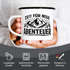Emaille-Tasse Spruch Zeit für neue Abenteuer Outdoor Wandern Camping Gadget Becher Geschenk Naturliebhaber Moonworks®preview