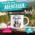 Emaille-Tasse Wandern Spruch Uns reichts, wir gehen wandern personalisiert mit Namen und Haustier Hunde SpecialMe®preview