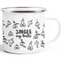 Emaille-Tasse Weihnachten lustig Spruch Jingle my Balls Penis-Muster Pimmel Doodle witzige Weihnachtsgeschenke Moonworks®preview