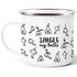 Emaille-Tasse Weihnachten lustig Spruch Jingle my Balls Penis-Muster Pimmel Doodle witzige Weihnachtsgeschenke Moonworks®preview