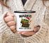 Emaille-Tasse Weihnachten personalisiert Baby Geschenk lustig Spruch mit Namen Moonworks®preview