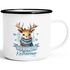 Emaille Tasse Weihnachten Tier-Motive personalisiert mit Namen Namenstasse Geschenk für Jungen und Mädchen SpecialMe®preview