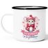 Emaille Tasse Weihnachten Tier-Motive personalisiert mit Namen Namenstasse Geschenk für Jungen und Mädchen SpecialMe®preview