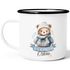 Emaille Tasse Weihnachten Tier-Motive personalisiert mit Namen Namenstasse Geschenk für Jungen und Mädchen SpecialMe®preview