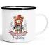 Emaille Tasse Weihnachten Tier-Motive personalisiert mit Namen Namenstasse Geschenk für Jungen und Mädchen SpecialMe®preview