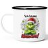 Emaille-Tasse Weihnachtsnörgler Geschenk für Weihnachtsmuffel Ich hasse Menschen Emaillebecher Weihnachtstasse lustig Moonworks®preview