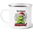 Emaille-Tasse Weihnachtsnörgler Geschenk für Weihnachtsmuffel Ich hasse Menschen Emaillebecher Weihnachtstasse lustig Moonworks®preview