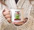 Emaille-Tasse Weihnachtsnörgler Geschenk für Weihnachtsmuffel Ich hasse Menschen Emaillebecher Weihnachtstasse lustig Moonworks®preview