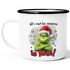 Emaille-Tasse Weihnachtsnörgler Geschenk für Weihnachtsmuffel Ich hasse Menschen Emaillebecher Weihnachtstasse lustig Moonworks®preview